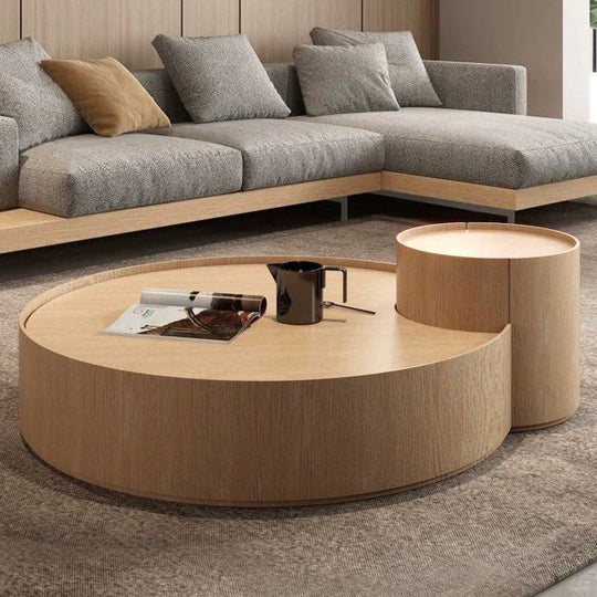 AVENRO Modern Round Nesting Coffee Table - Cassa Haus Singapore