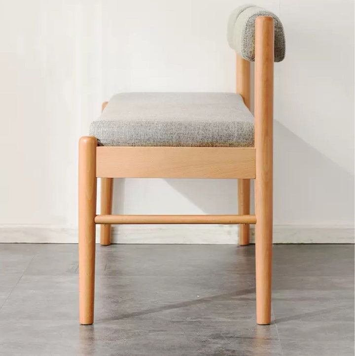 MILENA Scandinavian Solid Wood Bench - Radical Homes Singapore
