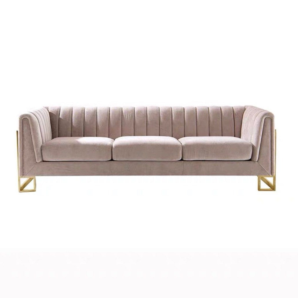 VALENTO Modern Velvet Sofa - Radical Homes Singapore