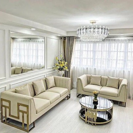 VALENTO Modern Velvet Sofa - Radical Homes Singapore