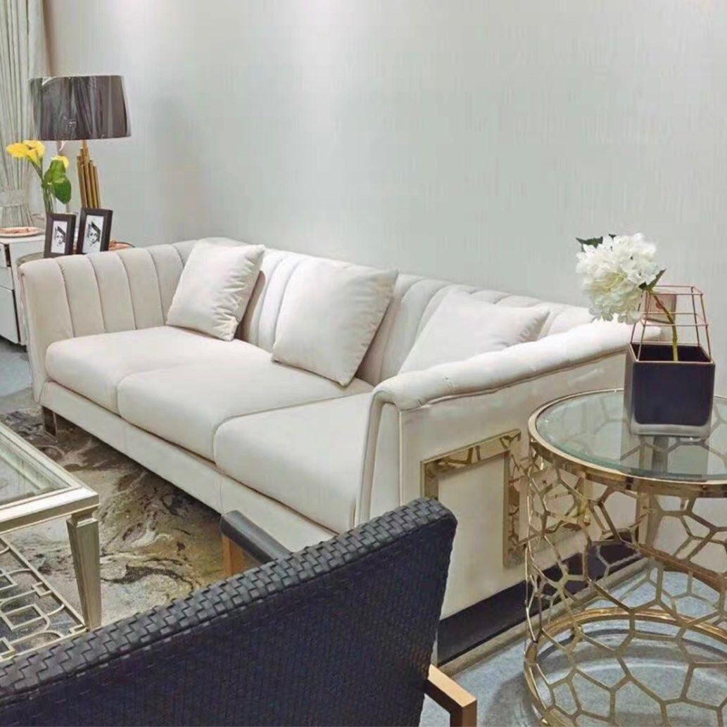 VALENTO Modern Velvet Sofa - Radical Homes Singapore