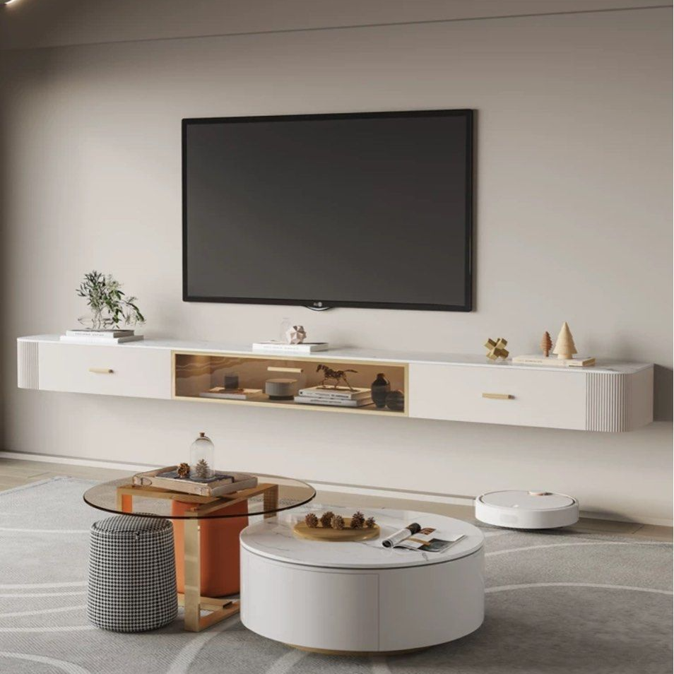 MAVERON Modern Floating TV Console - Cassa Haus Singapore