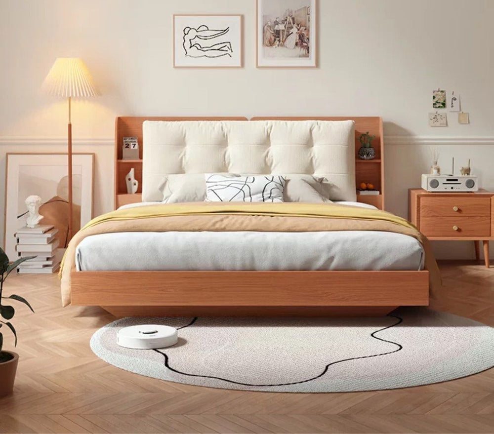 SOVARA Modern Solid Wood Bedframe - Radical Homes Singapore