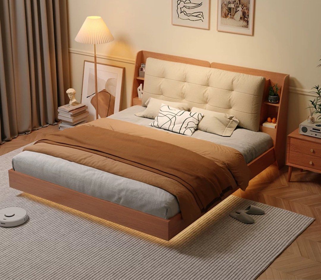 SOVARA Modern Solid Wood Bedframe - Radical Homes Singapore