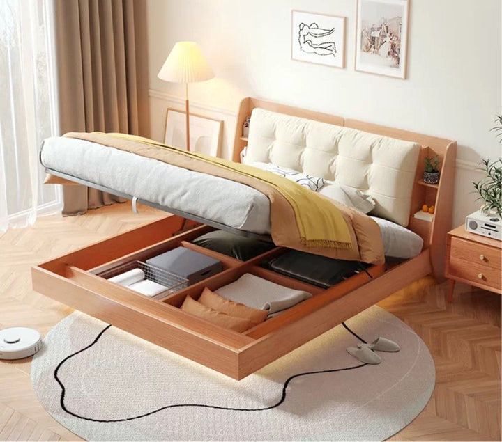 SOVARA Modern Solid Wood Bedframe - Radical Homes Singapore