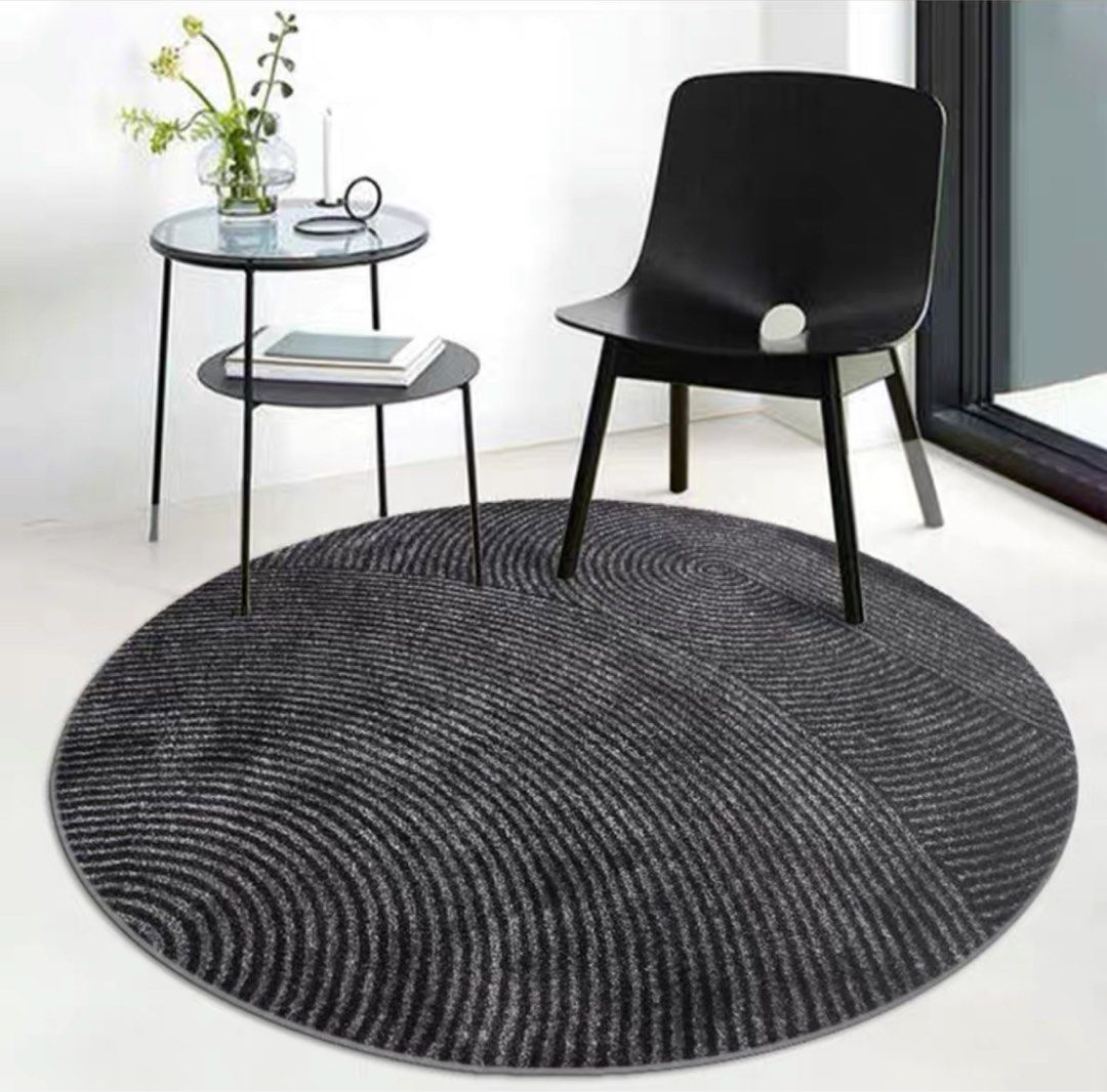 SEAMUS Modern Round Rug - Radical Homes Singapore