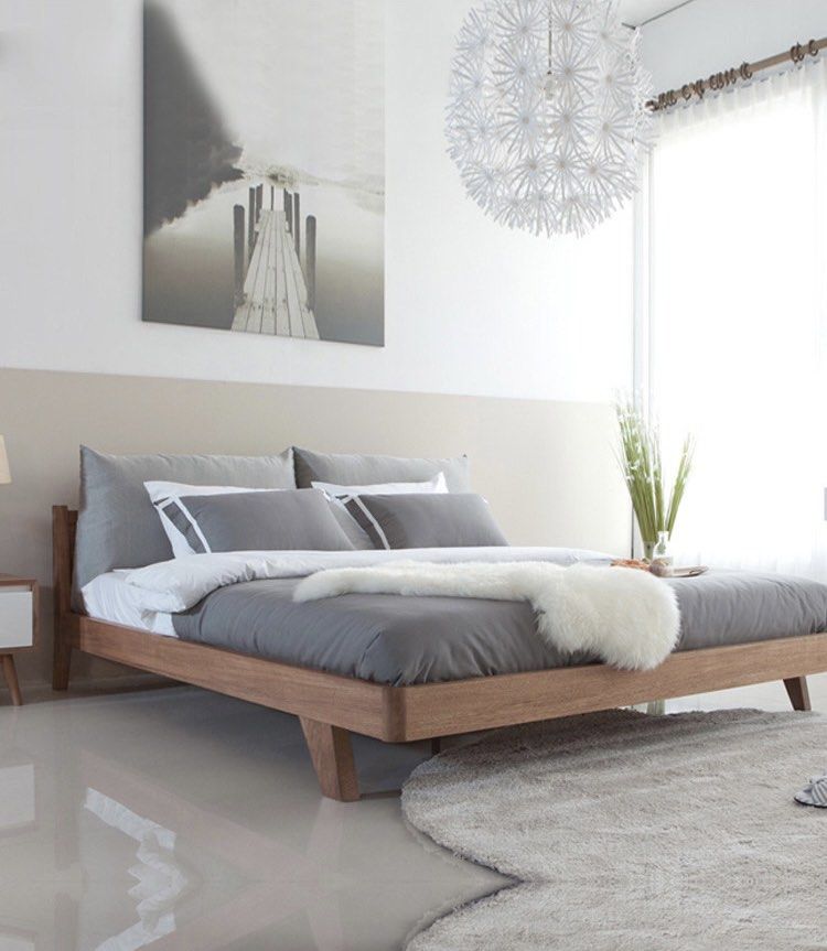 SOVOM Scandinavian Bedframe - Radical Homes Singapore