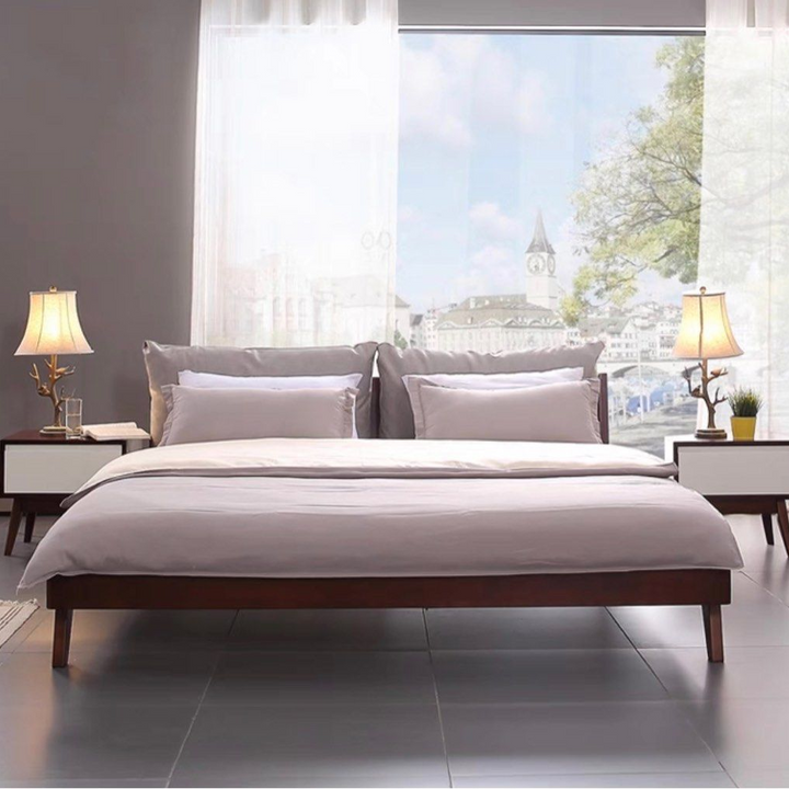 SOVOM Scandinavian Bedframe - Radical Homes Singapore
