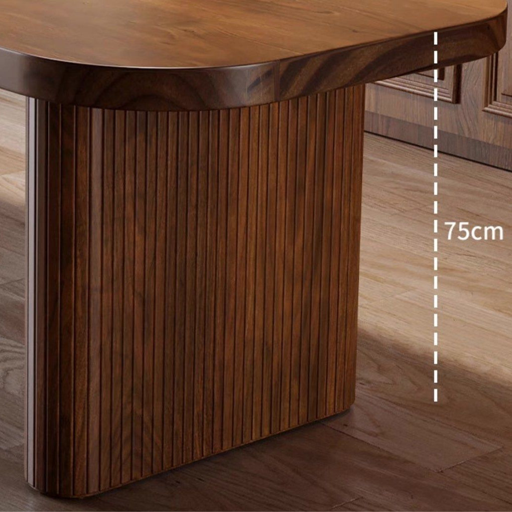 LOVON Rustic Solid Wood Dining Table - Radical Homes Singapore
