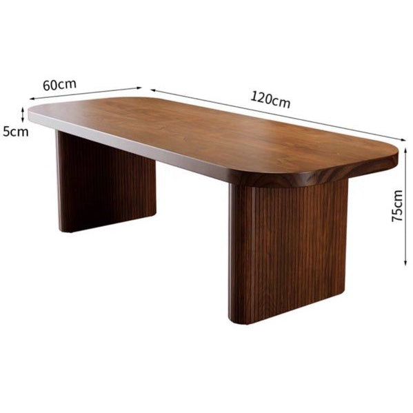 LOVON Rustic Solid Wood Dining Table - Radical Homes Singapore