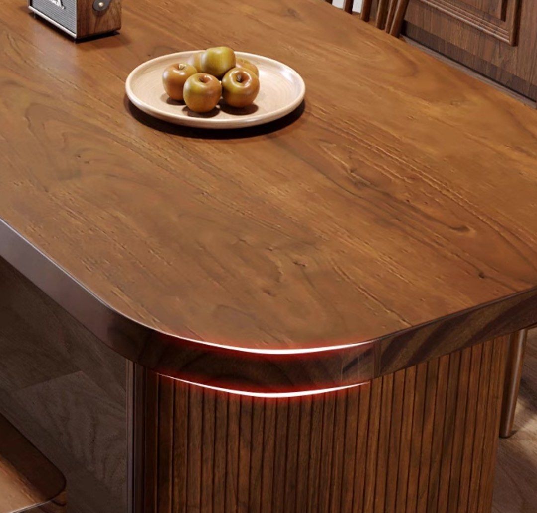 LOVON Rustic Solid Wood Dining Table - Radical Homes Singapore