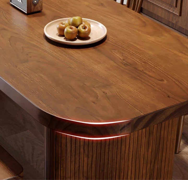 LOVON Rustic Solid Wood Dining Table - Radical Homes Singapore