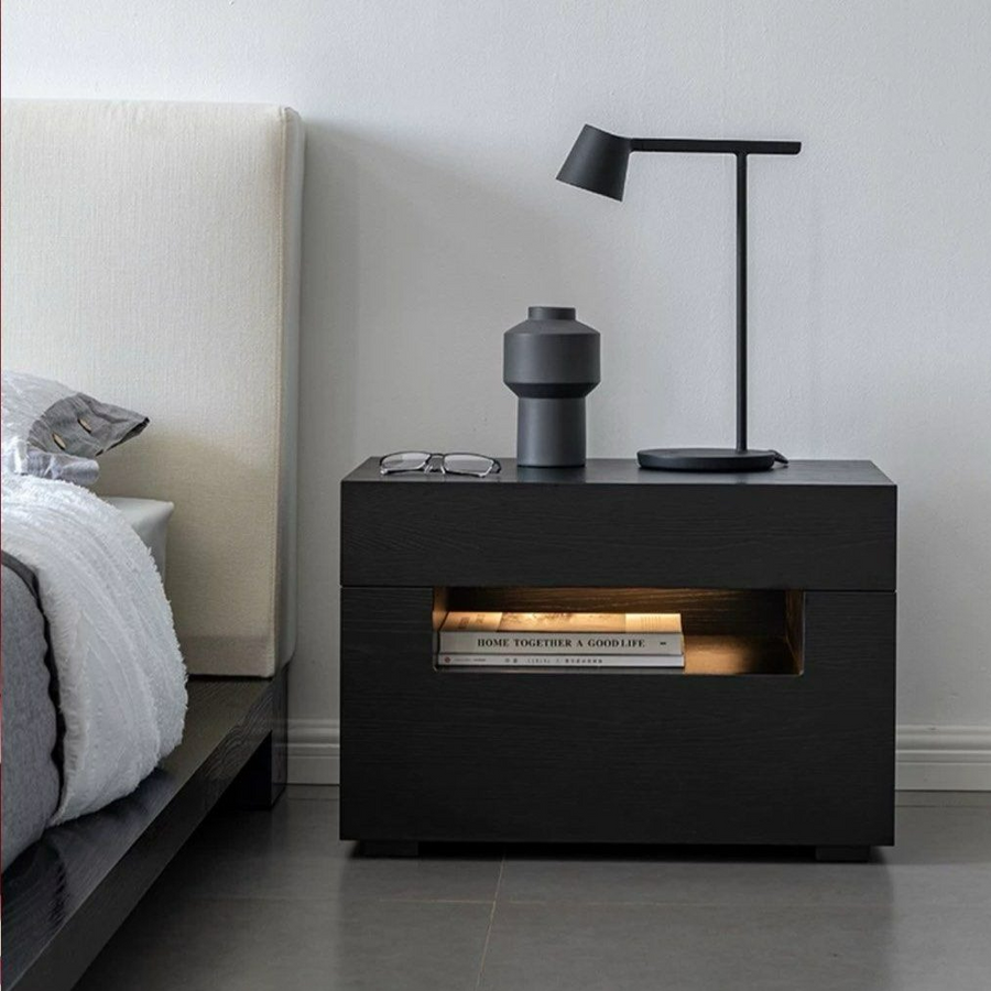 JESSICA Minimalist Bedside Table - Radical Homes Singapore