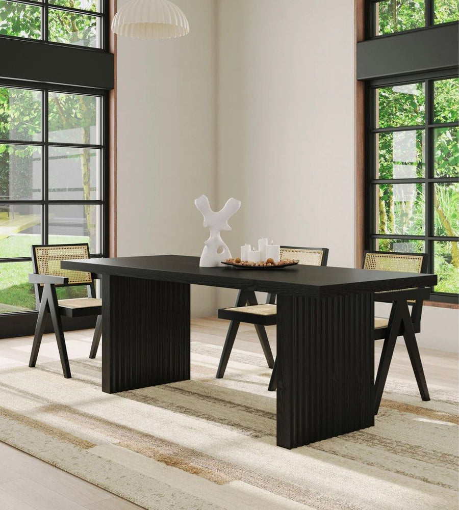 MOZEL Modern Solid Wood Dining Table - Radical Homes Singapore