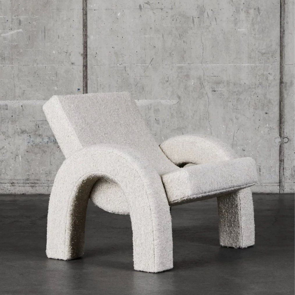 PIPER Modern Boucle Lounge Chair - Radical Homes Singapore