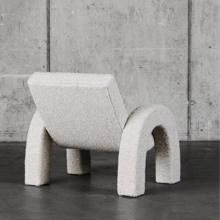 PIPER Modern Boucle Lounge Chair - Radical Homes Singapore