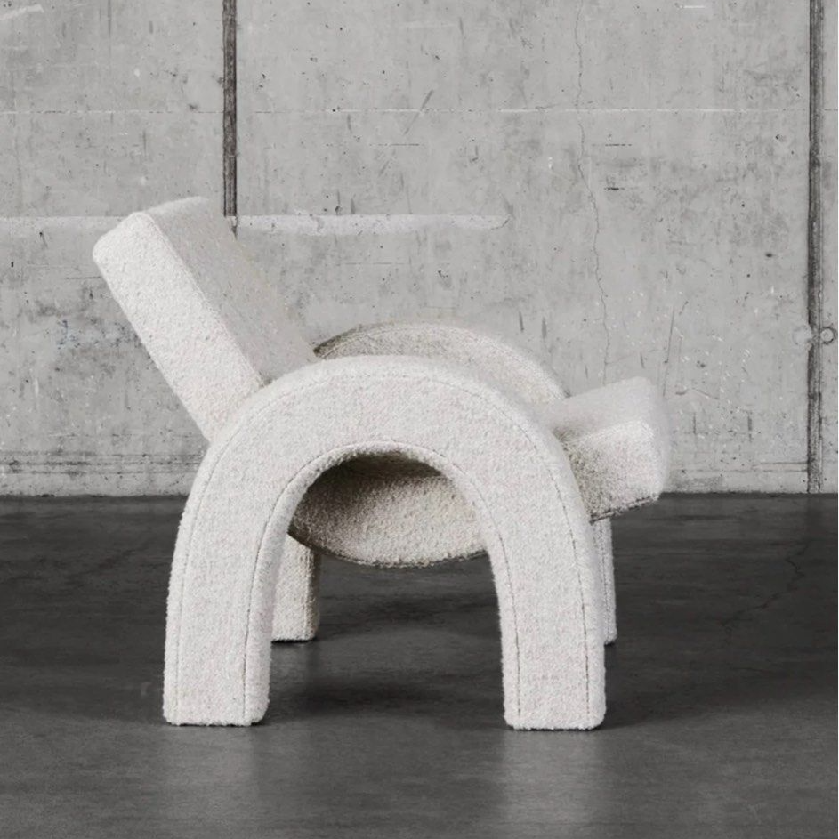 PIPER Modern Boucle Lounge Chair - Radical Homes Singapore