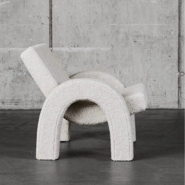 PIPER Modern Boucle Lounge Chair - Radical Homes Singapore