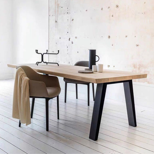 MERRICK Modern Solid Wood Study / Dining Table - Cassa Haus Singapore