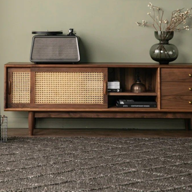 FAELAN Rattan TV Stand - Radical Homes Singapore