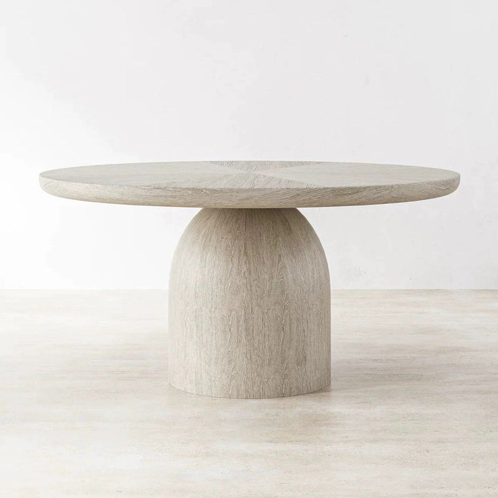 PARQUETRY Modern Herringbone Solid Wood Dining Table - Cassa Haus Singapore