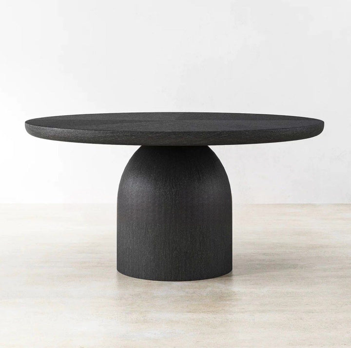 PARQUETRY Modern Herringbone Solid Wood Dining Table - Cassa Haus Singapore