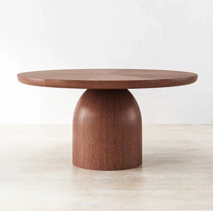 PARQUETRY Modern Herringbone Solid Wood Dining Table - Cassa Haus Singapore