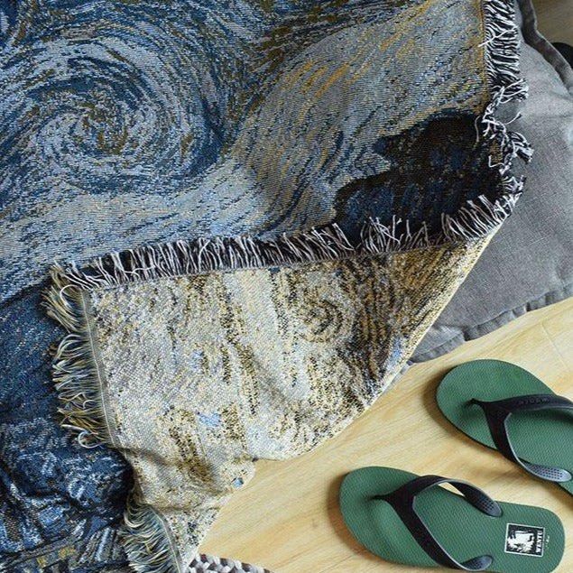 Starry Night Flatweave Rugs/Tablecloth/Blanket - Radical Homes Singapore
