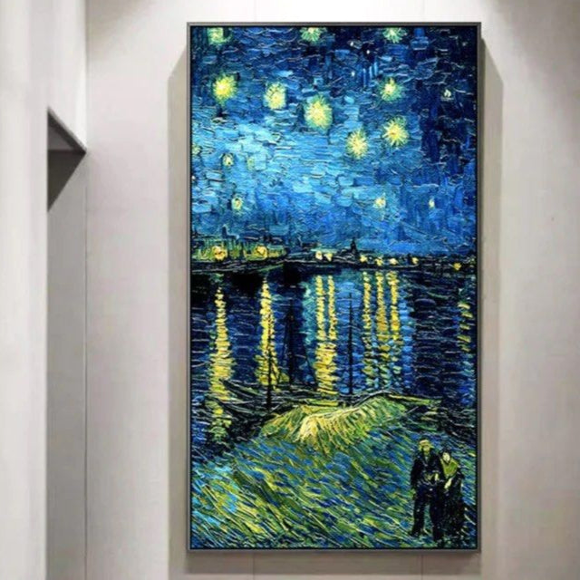 STARRY NIGHT Over The Rhone Painting - Radical Homes Singapore