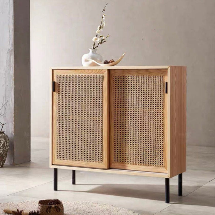 KAELIN Japandi 2-door Cabinet - Cassa Haus Singapore