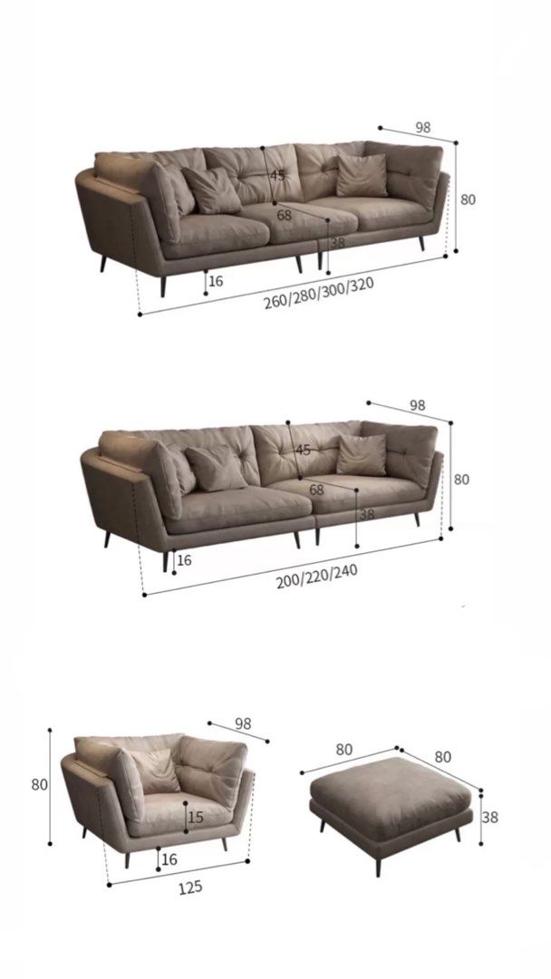 KESTREL Modern Fabric Sofa - Cassa Haus Singapore
