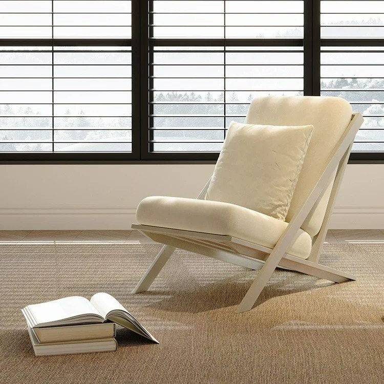 JESSE Scandinavian Velvet Lounge Chair - Radical Homes Singapore