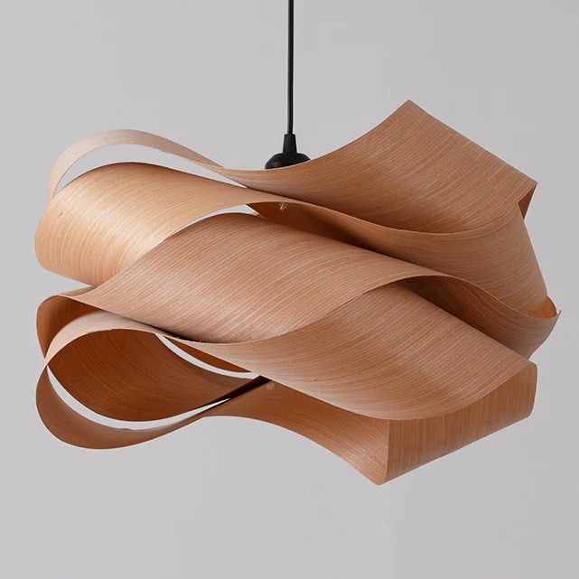 ELVIRA Pendant With Wood Accents - Cassa Haus Singapore