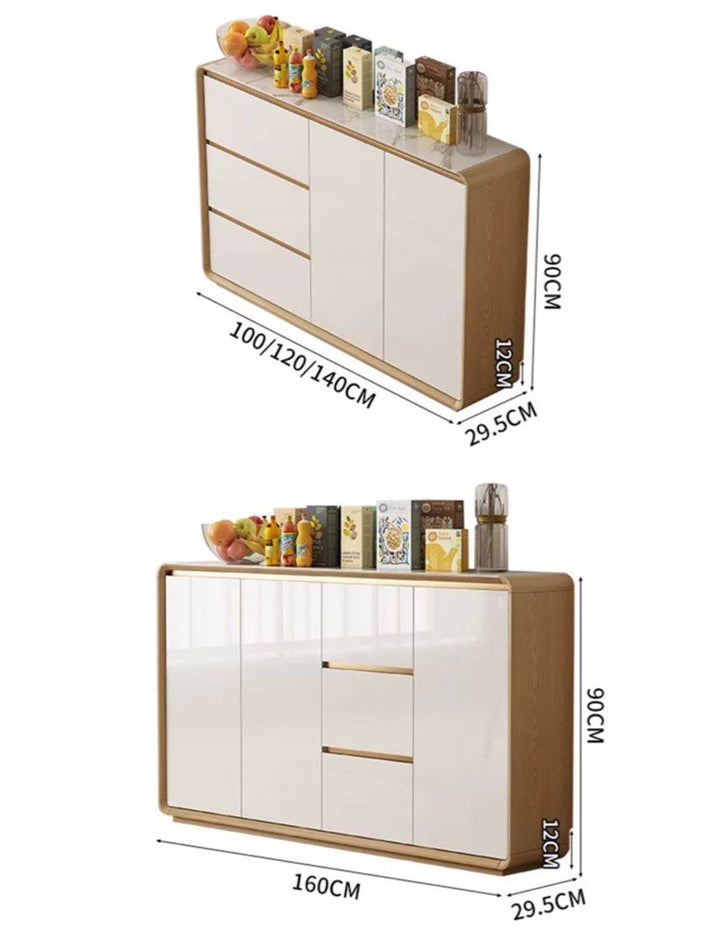 ISABELLA Modern Sintered Stone Sideboard - Radical Homes Singapore
