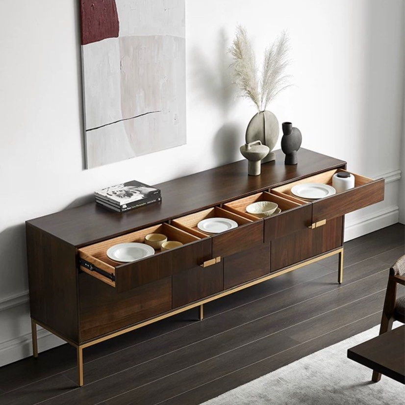 GUSNER Walnut Sideboard - Radical Homes Singapore