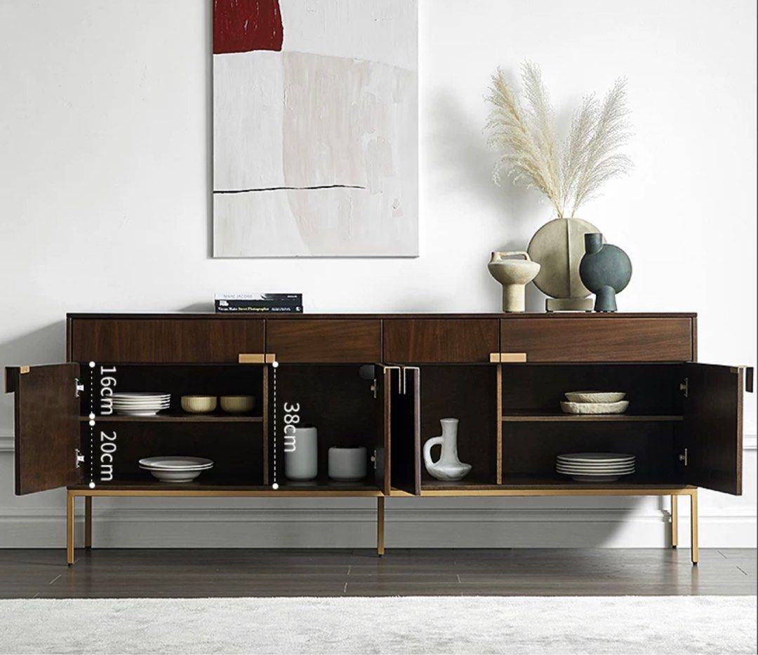 GUSNER Walnut Sideboard - Radical Homes Singapore