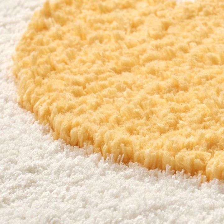 SUNNY SIDE UP Egg Bathroom Rug - Radical Homes Singapore