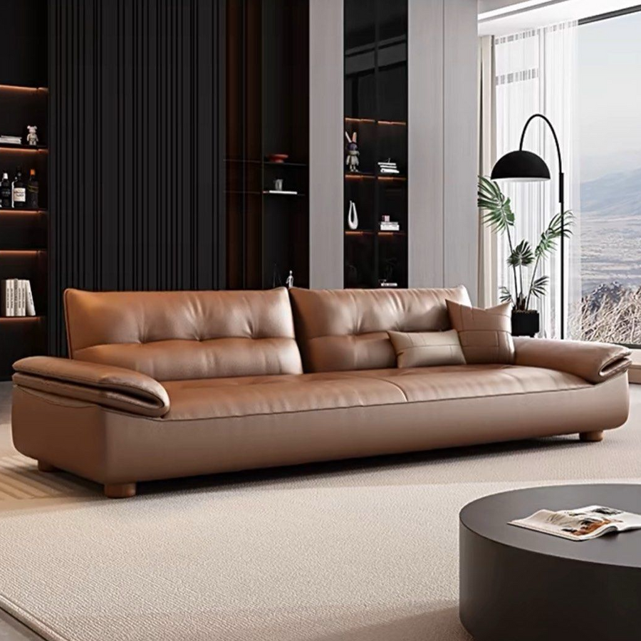 VALIERRO Modern Leather Sofa - Radical Homes Singapore