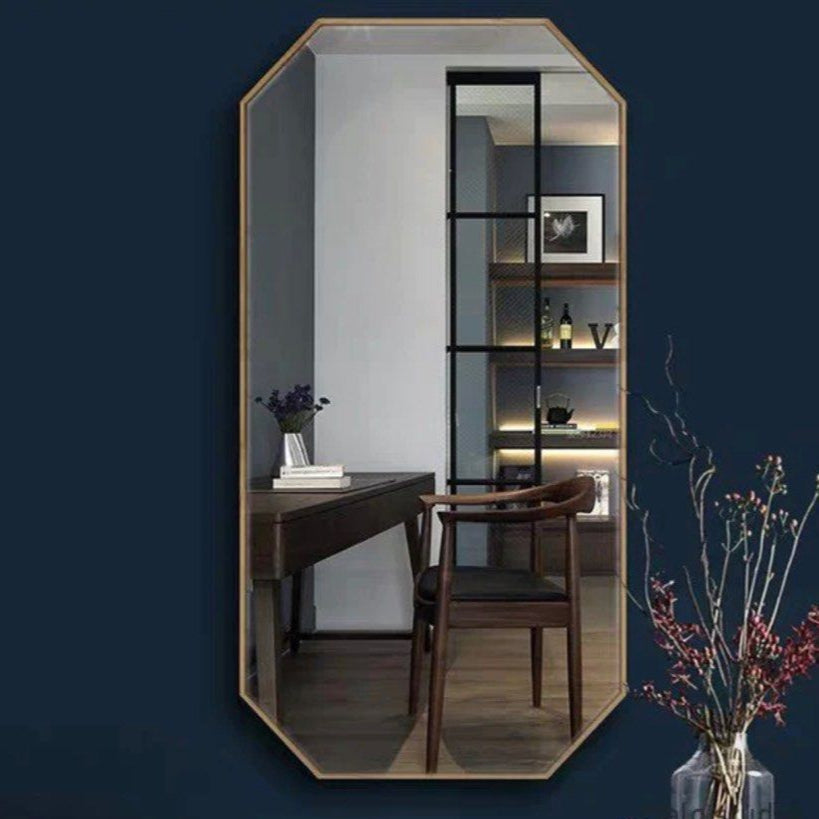 TAHITIAN Gold Wall Mirror - Radical Homes Singapore