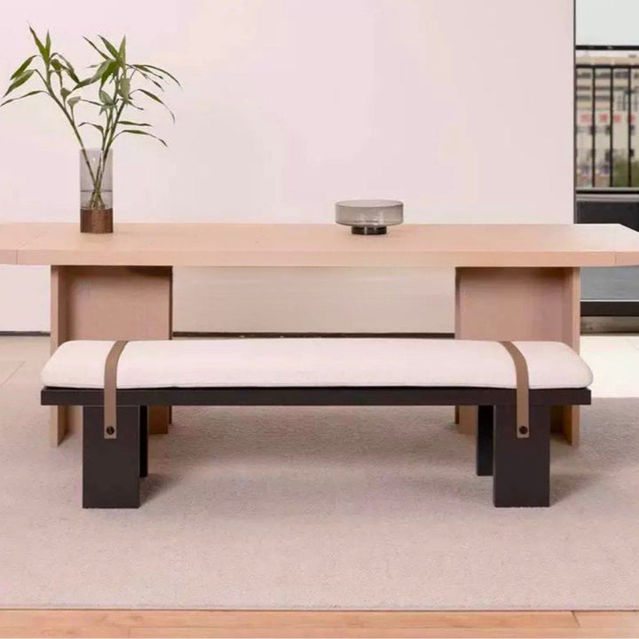 TAVORA Modern Fabric Bench - Cassa Haus Singapore