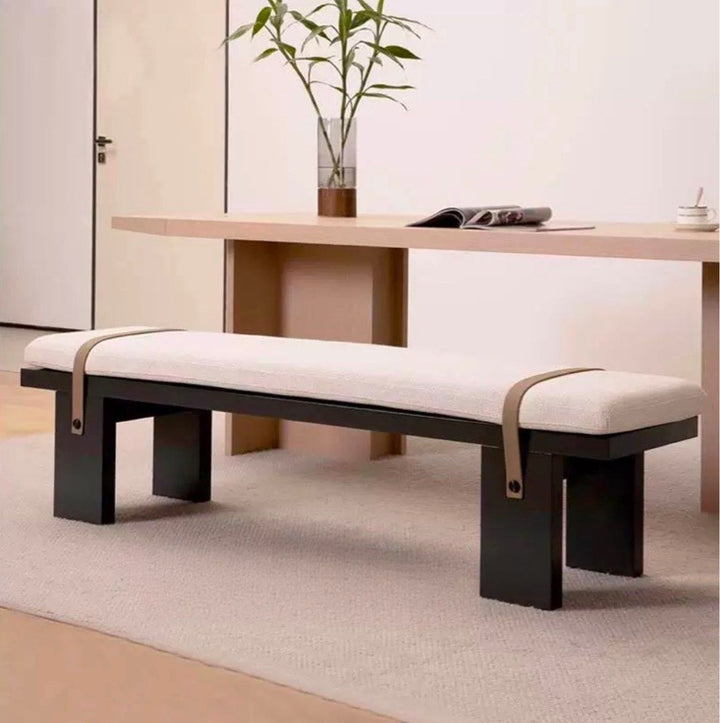 TAVORA Modern Fabric Bench - Cassa Haus Singapore