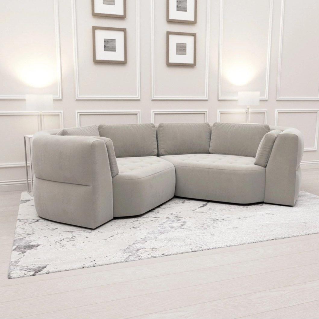 OPTRA Modern Velvet Sofa Daybed - Radical Homes Singapore
