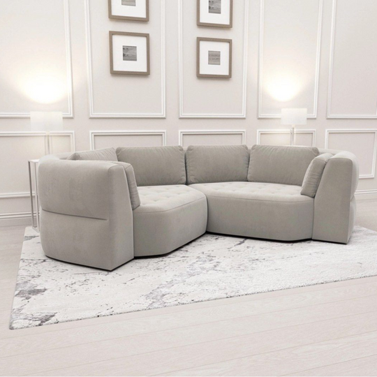 LANGFORD Modern Velvet Sofa Daybed - Cassa Haus Singapore