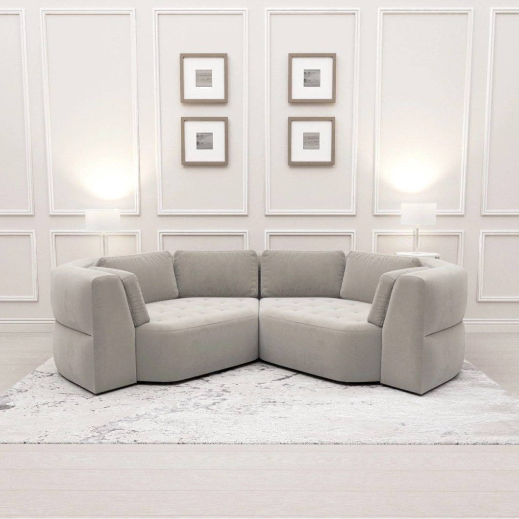 OPTRA Modern Velvet Sofa Daybed - Radical Homes Singapore