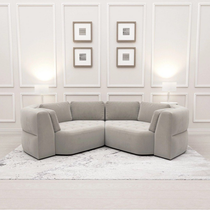 OPTRA Modern Velvet Sofa Daybed - Radical Homes Singapore