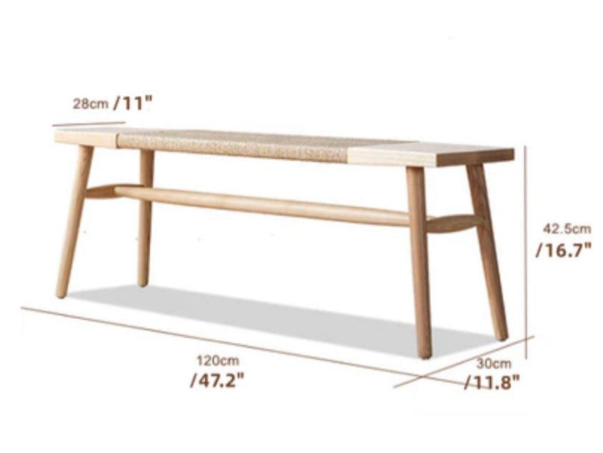 DONATA Wood Bench - Radical Homes Singapore