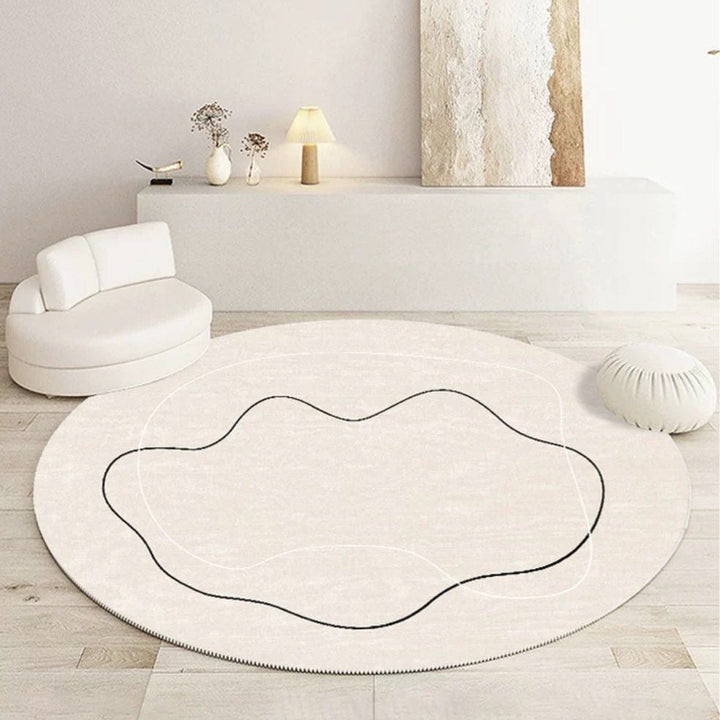 ISOLYTHA Modern Round Rug - Cassa Haus Singapore