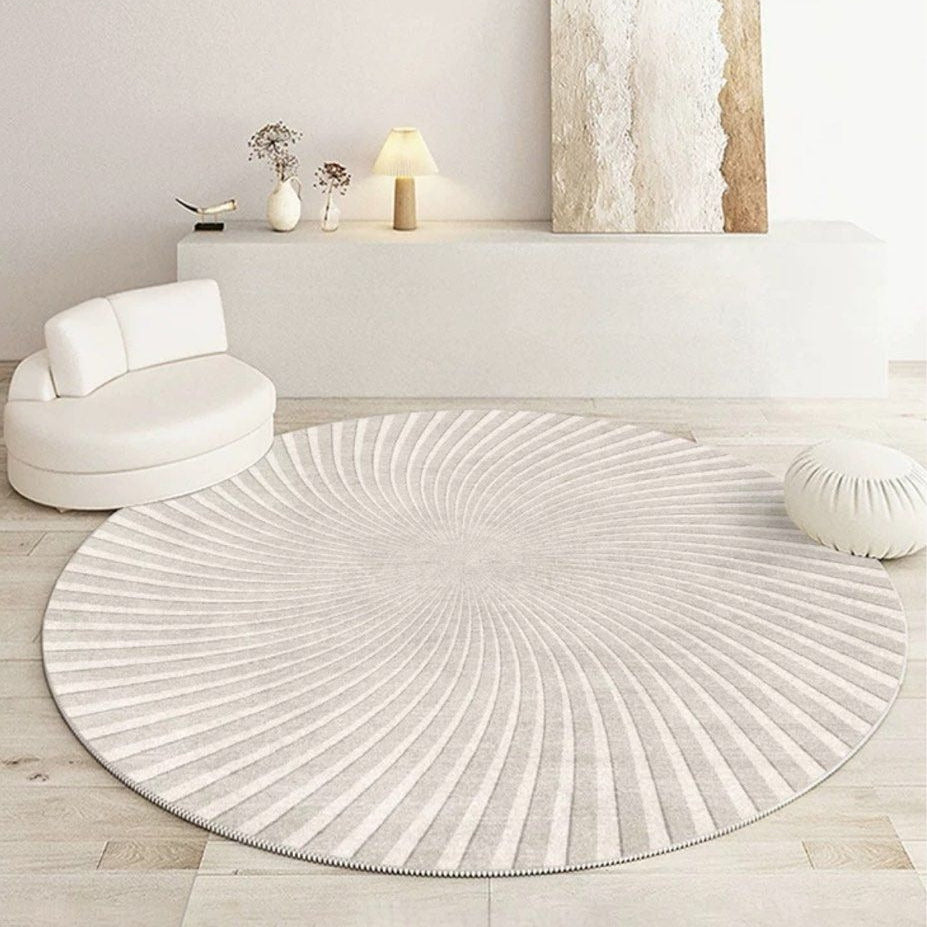 ISOLYTHA Modern Round Rug - Cassa Haus Singapore
