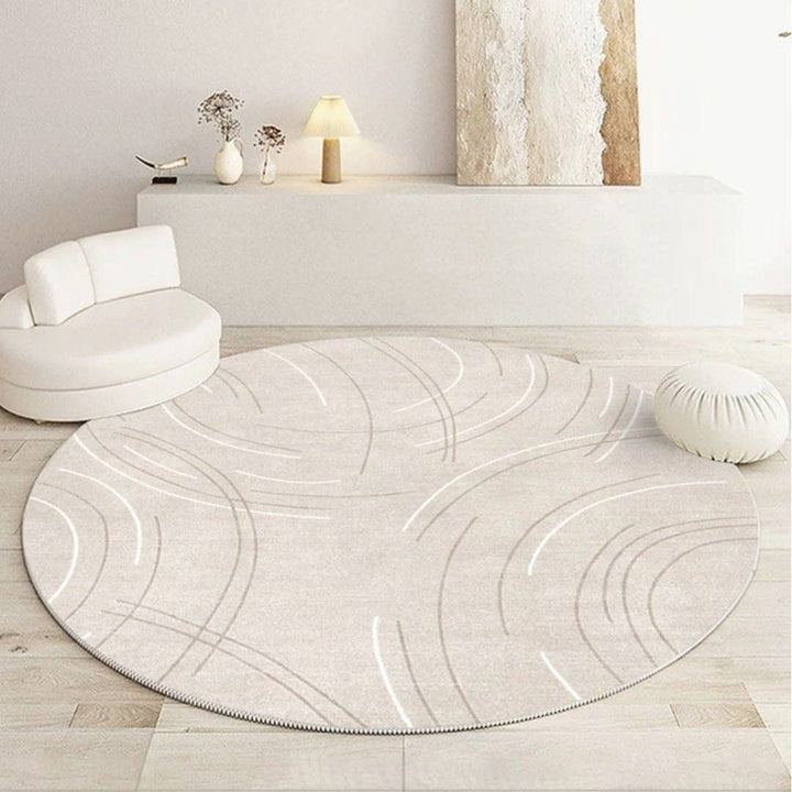 ISOLYTHA Modern Round Rug - Cassa Haus Singapore