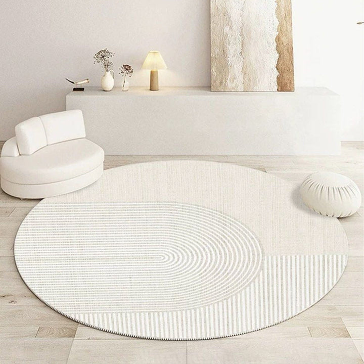ISOLYTHA Modern Round Rug - Cassa Haus Singapore